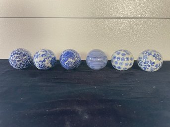 Set Of Decorative Ceramic Balls