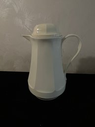 Vintage 1982 Thermos No 430 White Coffee Pitcher Carafe