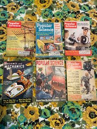6 Vintage Issues Of Popular Science