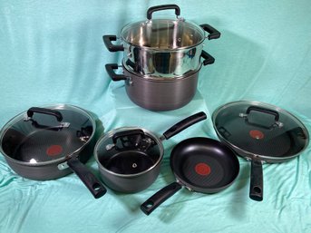 T-Fal 10 Piece Pots And Pans Cookware Set