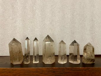 Smoky Quartz Carved Towers