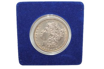 1896 Morgan Silver Dollar W/ COA