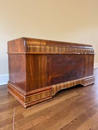 An Art Deco Waterfall Cedar Chest - Reisinger-Seihler