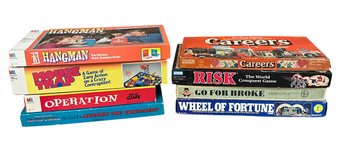 Vintage Game Lot Including Hangman, Mouse Trap, Operation, Across The Continent, Careers, Go For Broke & More