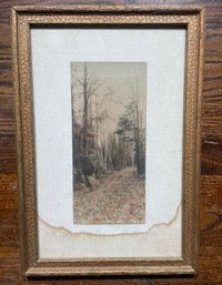 An Antique Hand Tinted Photograph Signed Fred Thompson 'Nature's Carpet'