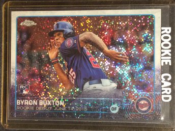 2015 Topps Chrome Update Pulsar Byron Buxton Rookie - K