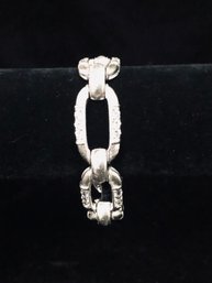 Judith Ripka Sterling Silver & Cz's Bracelet 534