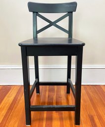 A Painted Pine Bar Stool