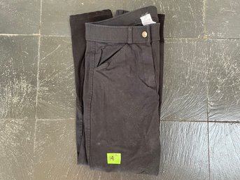 1 Pair Of Dover Saddlery Brand Riding Breeches/pants Youth Size 14, Black