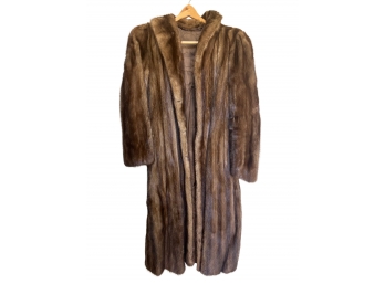 Gorgeous Full Length Genuine Mink Coat