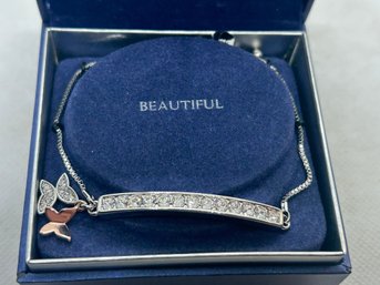 Brilliance 'Beautiful' Swarovski Crystal Bracelet