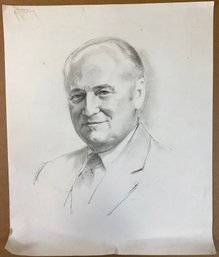 Original Pencil And Charcoal Sketch - Unsigned