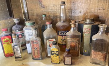 Vintage/ Antique Bottles- Hallock, Hoyts, Westphal's, Dr. Ledoux's And Others