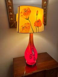 Blown Glass Decorative Lamp