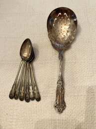 Antique Silver Plate Spoons