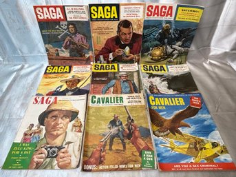 1950s Mens Adventure Magazines Lot #7