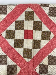 Early American King Size 88x91 Patchwork Quilt