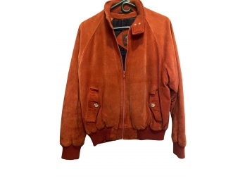 Authentic Imports Burnt Orange Suede Coat - Size M