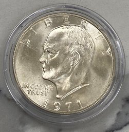 Eisenhower Silver Dollar 1971