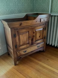 Link Taylor Pilgrim Pine Dry Sink With Slate Work Surface