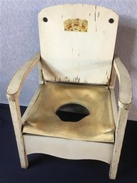 Vintage Childrens Potty Chair