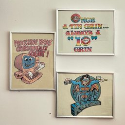 A Set Of Three Framed Orthodontics Poster By Art-0-Dontics