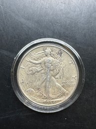 1944 Walking Liberty Silver Half Dollar