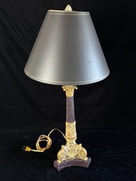 Regency Style Candle Stick Lamp