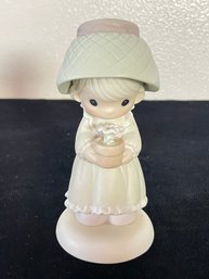 Collectible Precious Moments Figurine - His Love Will Shine On You 1989