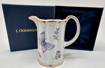 New In Box Godinger Creamer With Gold Accents