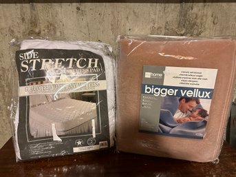 Blanket And Mattress Pad NEW IN PACKAGES