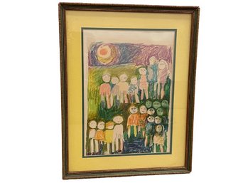 Vintage Ruth Zarfati Sternschuss Framed Print