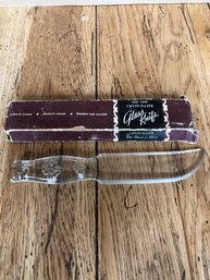 Vintage Cryst-O-Lite Glass Knife