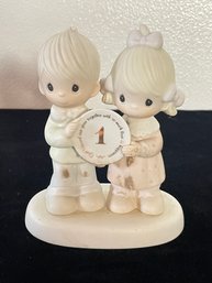 Collectible Precious Moments Figurine - God Blessed Our Year... 1983