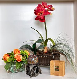 Faux Floral And More Decor