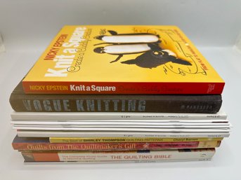 Over 15 Quilting & Knitting Books & Simply Moderne Crafting Magazine