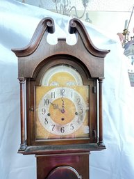 Grandmother Mahogany Clock , Colonial Manufacturing Co.