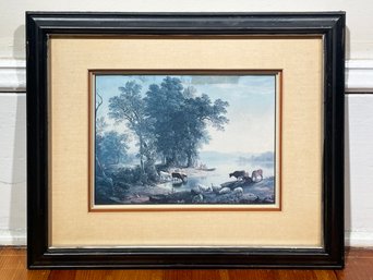 A Vintage Print - Bucolic Scene