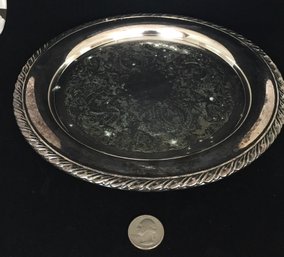 Silver Plate Serving Platter Or Plate