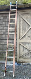 Large Fiberglass Extension Ladder