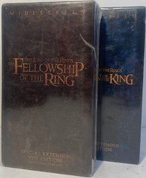 2 UNOPENED Lord Of The Rings Extended Edition Vhs's