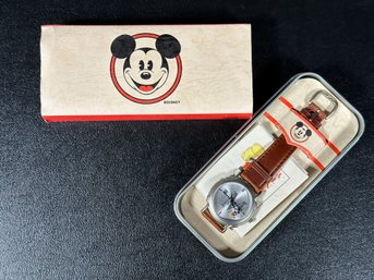 Collectible Vintage Mickey Mouse 'M' Wristwatch, New/Old Stock