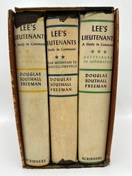 First Edition 1942 Lee's Lieutenants By Douglas Southall Freeman Books