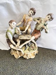 Large Unsigned, Capodimonte Figurine Sculpture