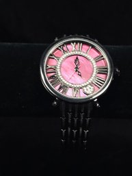 Judith Ripka Pink Back Watch 552