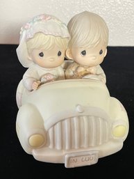 Collectible Precious Moments Figurine - Wishing You Roads Of Happiness 1988