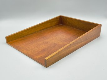 Mid Century Risom Style Slanted Paper Tray