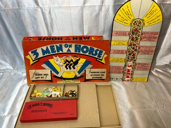 1936 Board Game From Collector 3 Men On A Horse