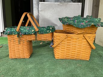 Trio Of Longaberger Baskets (8)