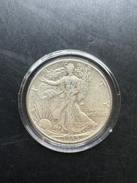 1945 Walking Liberty Silver Half Dollar